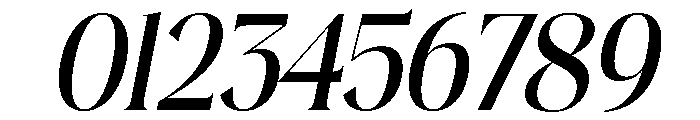 Plakent-MediumItalic Font OTHER CHARS