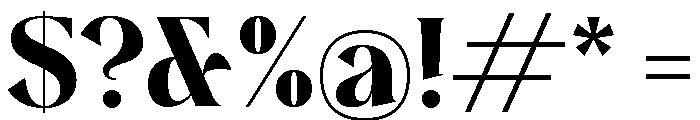 Plakent Variable Black Font OTHER CHARS