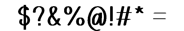 Planerry Font OTHER CHARS