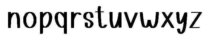 Planerry Font LOWERCASE