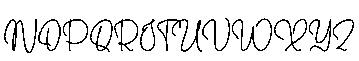 Planet Pluto Font UPPERCASE