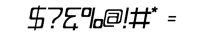 PlanetView Font OTHER CHARS