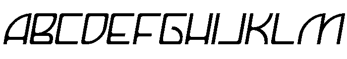 PlanetView Font UPPERCASE