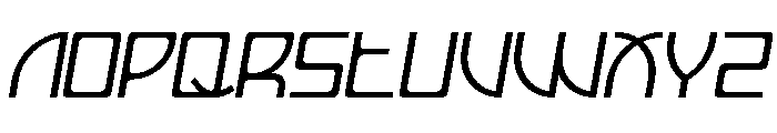 PlanetView Font UPPERCASE