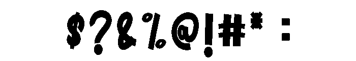Planing School Font OTHER CHARS