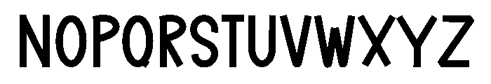 Planing School Font LOWERCASE