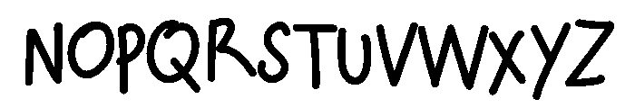 Planktoon Font UPPERCASE