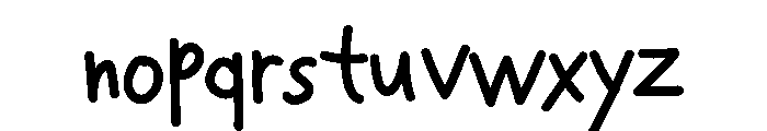 Planktoon Font LOWERCASE