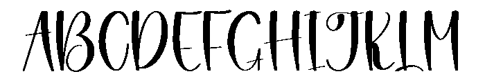 Planner Beauty Font UPPERCASE