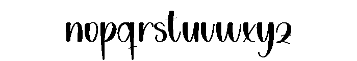 Planner Beauty Font LOWERCASE