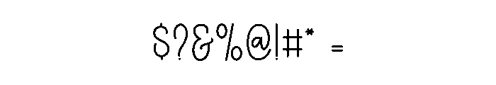 Planner Cloud Font OTHER CHARS
