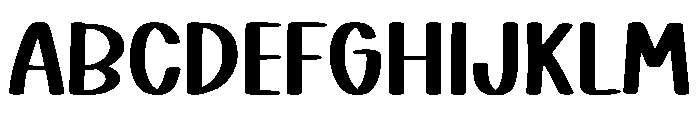 Planner Dream Font UPPERCASE