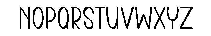 Planner Quality Font UPPERCASE