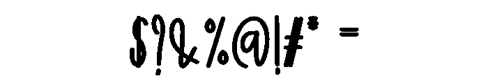 Planner Sjmple Font OTHER CHARS