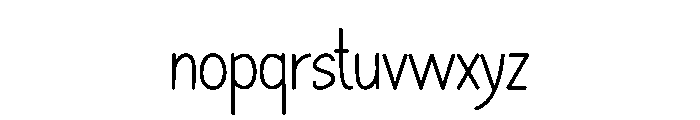 Planner Sjmple Font LOWERCASE