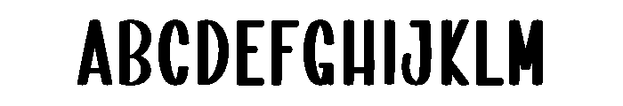 Planner Vocation Font UPPERCASE