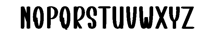 Planner Vocation Font UPPERCASE