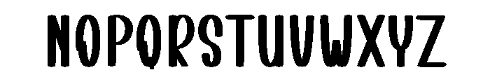 Planner Vocation Font LOWERCASE