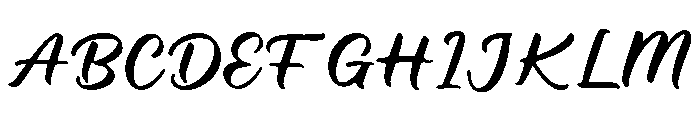 Planner1 Font UPPERCASE