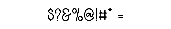 Planning Absolute Font OTHER CHARS