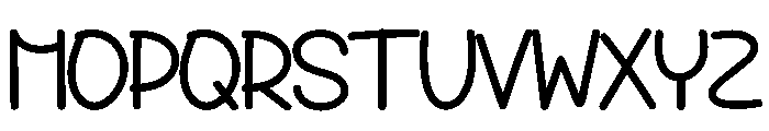 Plants Winter Font UPPERCASE