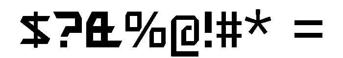 Plasmawave Regular Font OTHER CHARS