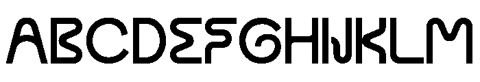 Plastean Font UPPERCASE