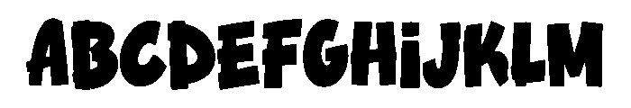 Plawora Font UPPERCASE