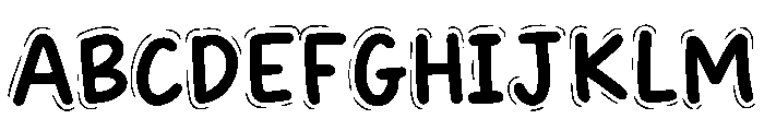 Play Note Font UPPERCASE