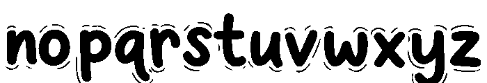 Play Note Font LOWERCASE
