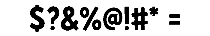 PlayPop Comic Font OTHER CHARS