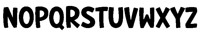 PlayPop Comic Font UPPERCASE