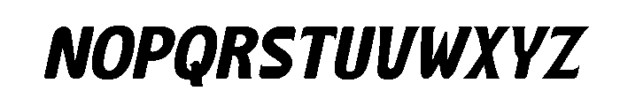 Playa Slab Italic Font LOWERCASE