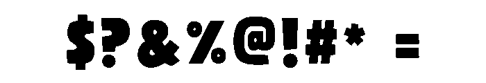 Playblock Font OTHER CHARS