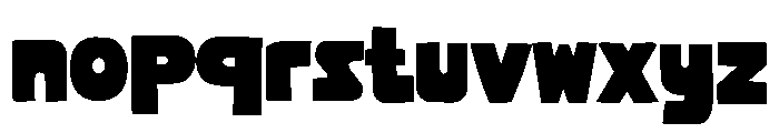 Playblock Font LOWERCASE