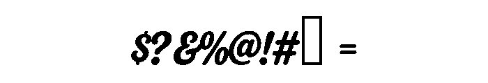Playdia Vintage Font OTHER CHARS