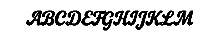 Playdia Vintage Font UPPERCASE