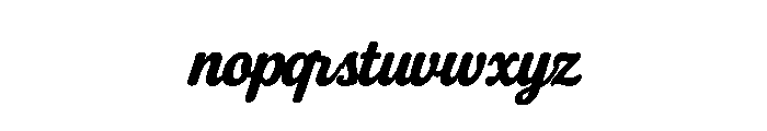 Playdia Vintage Font LOWERCASE