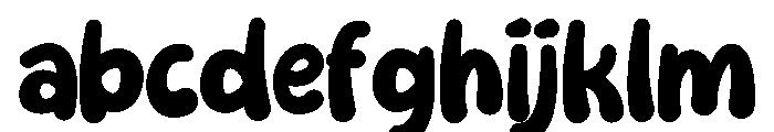 Playful Blob Display FONT