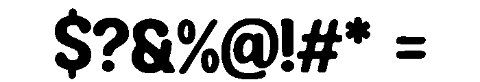 Playful_Block Font OTHER CHARS