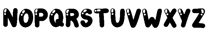 Playful Bubble Regular Font UPPERCASE