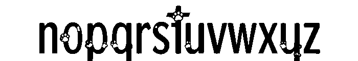 Playful Cat Font LOWERCASE