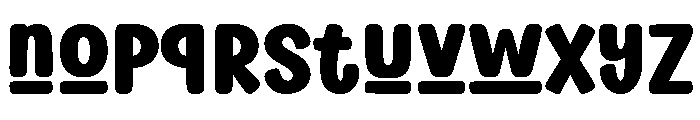 Playful Charming Font LOWERCASE