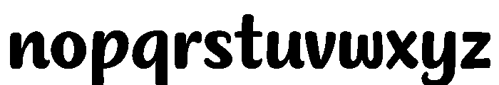 Playful Cherish Regular Font LOWERCASE