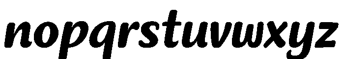 Playful Cherish Slant Regular Font LOWERCASE