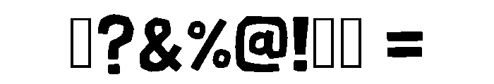 Playful Crafter Regular Font OTHER CHARS