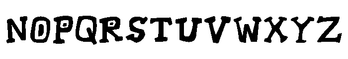 Playful Crafter Regular Font UPPERCASE