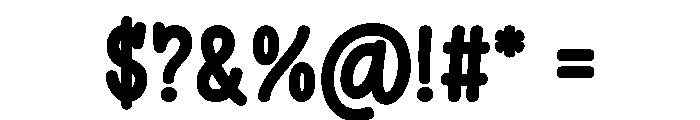 Playful Cuties Font OTHER CHARS