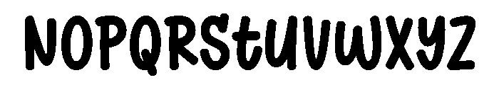 Playful Cuties Font LOWERCASE