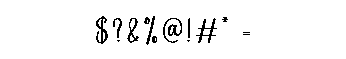 Playful Decorated Font OTHER CHARS
